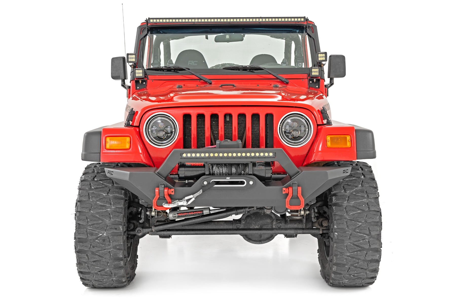 Fender Flares 5.5 Inch Wide Jeep Wrangler TJ (97-06)/Wrangler Unlimited (04-06) Rough Country-2
