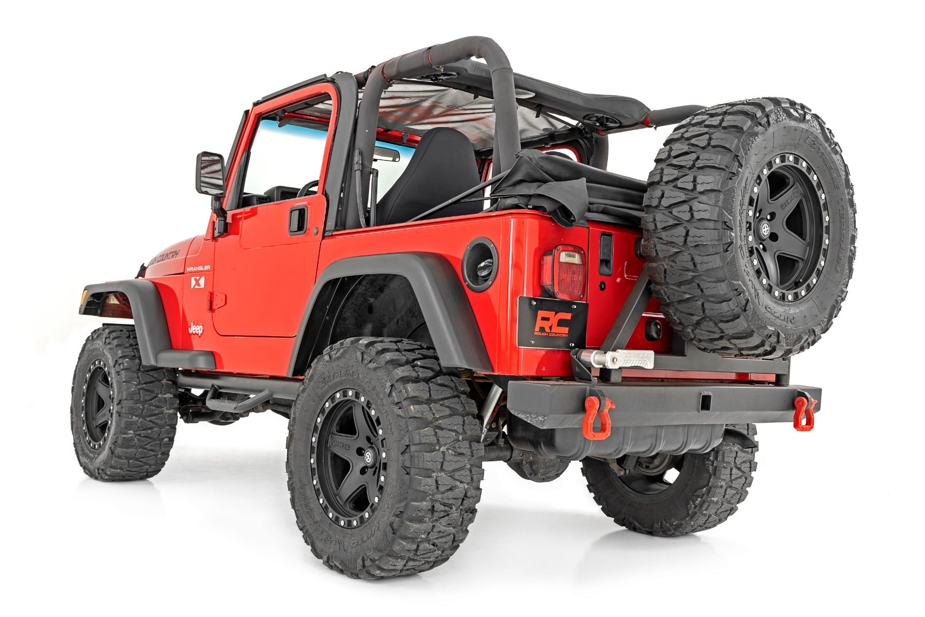 Fender Flares 5.5 Inch Wide Jeep Wrangler TJ (97-06)/Wrangler Unlimited (04-06) Rough Country-4
