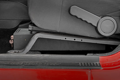 Storage Box Under Seat Jeep Wrangler JK (07-10)/Wrangler Unlimited (07-18) Rough Country-2