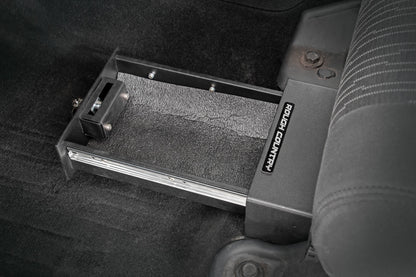 Storage Box Under Seat Jeep Wrangler JK (07-10)/Wrangler Unlimited (07-18) Rough Country-3
