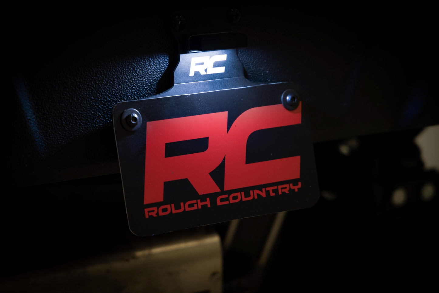 Universal License Plate Bracket LED Lighted Rough Country-3