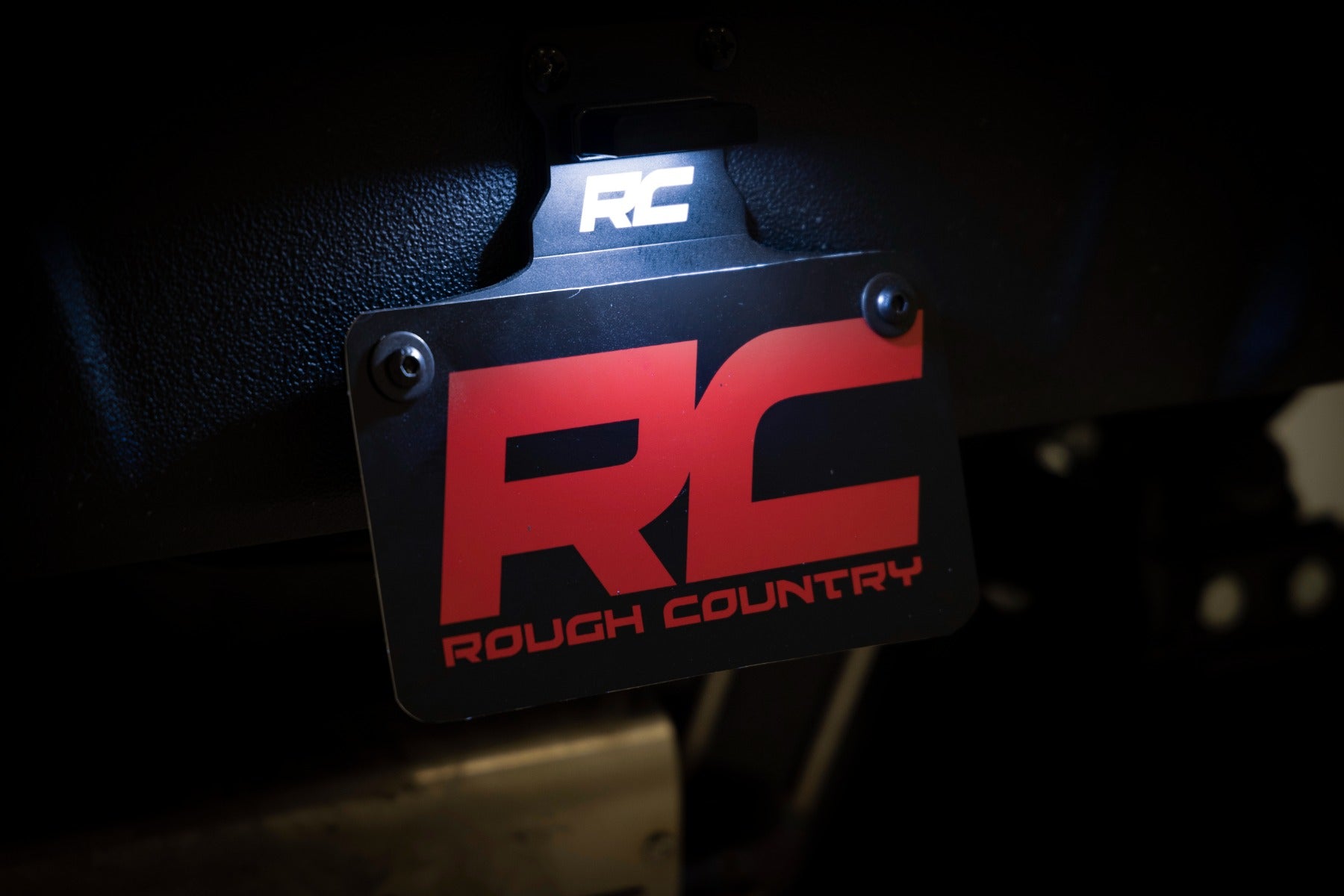Universal License Plate Bracket LED Lighted Rough Country-3