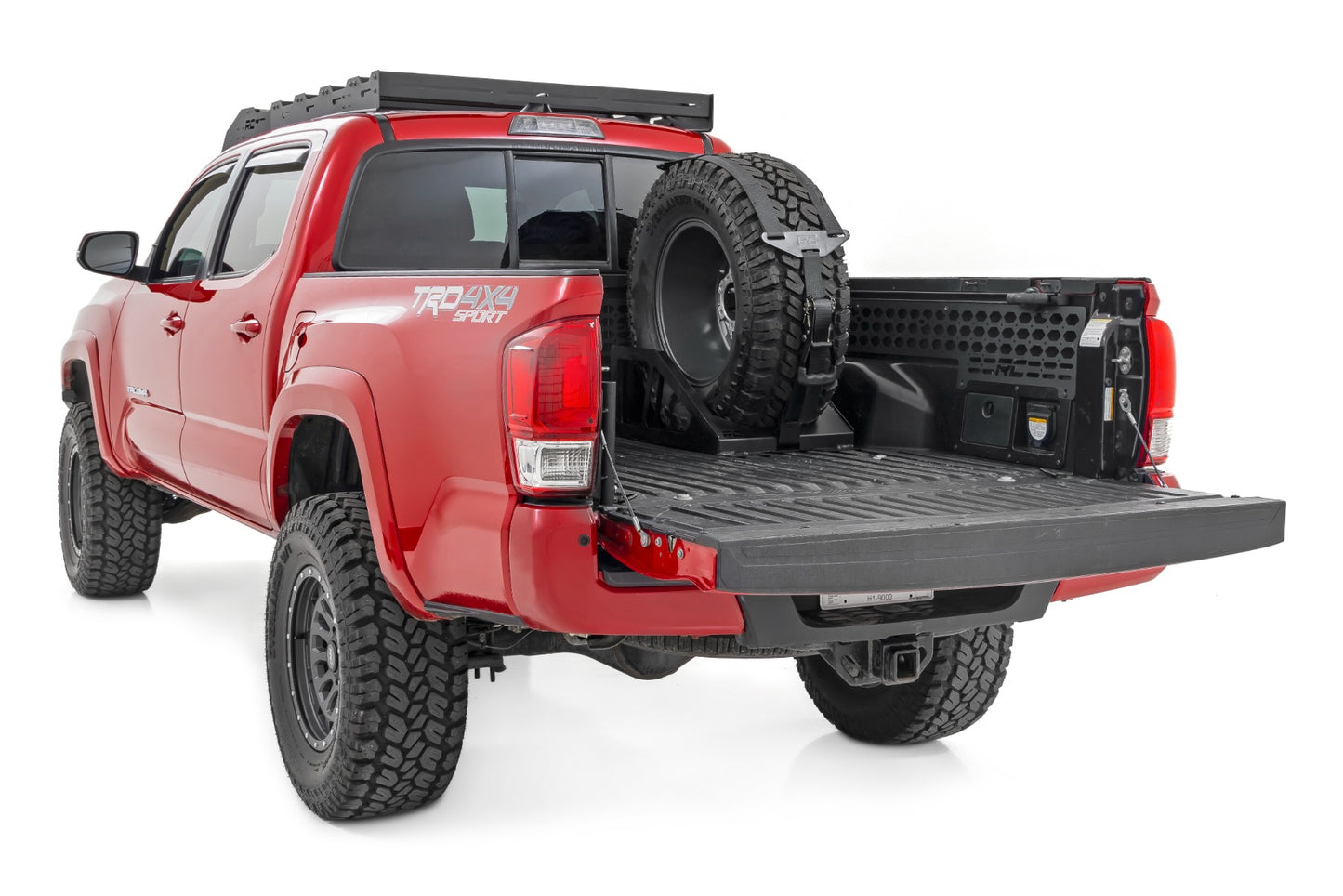 Bed Mount Spare Tire Carrier Universal Multiple Makes & Models (Chevy/Dodge/Ford/GMC/Ram) Rough Country-1
