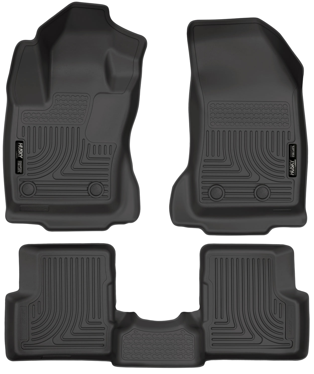 Weatherbeater Front & 2nd Seat Floor For 2015-2022 Jeep Renegade Husky Liners