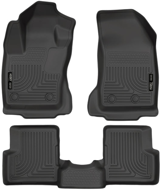 Weatherbeater Front & 2nd Seat Floor For 2015-2022 Jeep Renegade Husky Liners