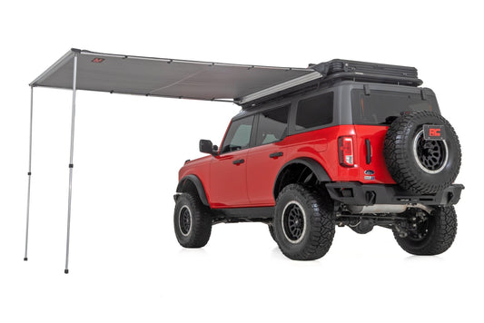 Retractable Roof Rack Awning 6 Foot 6 Inch x 9 Foot 8 Inch (Fits Trucks & SUVs) Rough Country