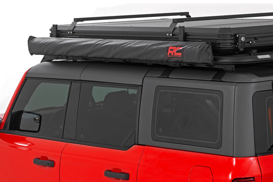 Retractable Roof Rack Awning 6 Foot 6 Inch x 9 Foot 8 Inch (Fits Trucks & SUVs) Rough Country-1