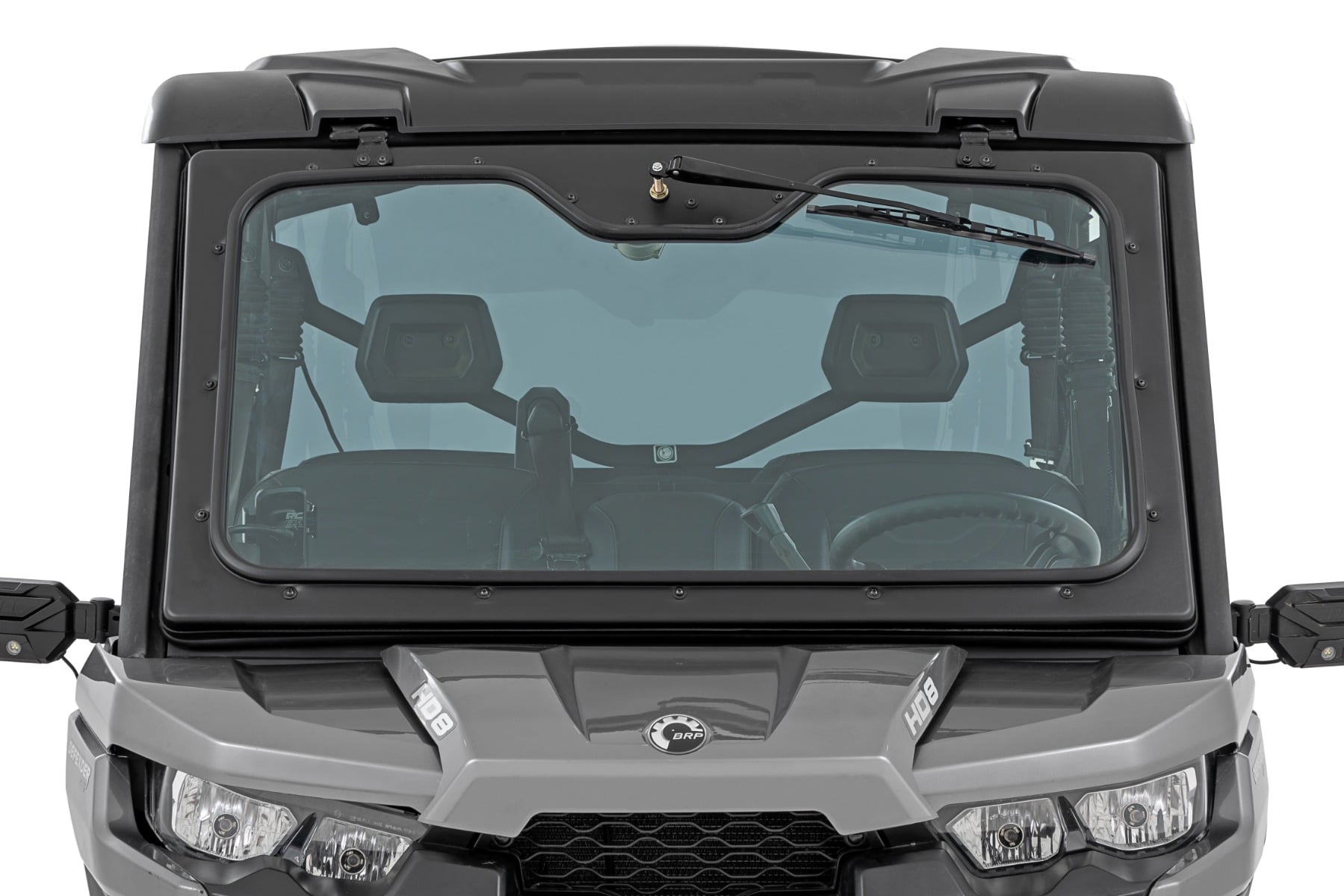 Universal UTV Powered Wiper w/Washer Tank 16 Inch Blade Rough Country-1