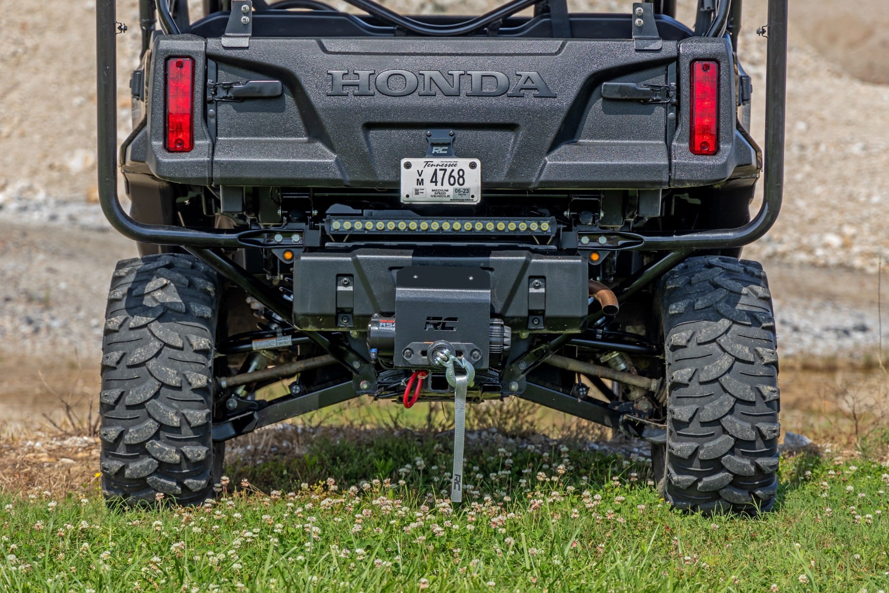 2 Inch Receiver Winch Mount Multiple UTV Makes & Models Rough Country-4