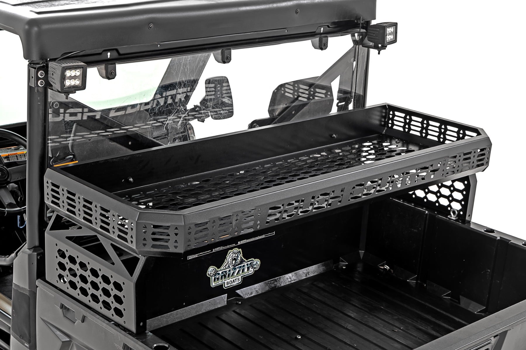 Over Bed Cargo Rack Can-Am Defender/Polaris Ranger Rough Country