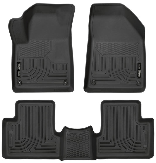 Weatherbeater Front & 2nd Seat Floor For 2015-2023 Jeep Cherokee Husky Liners