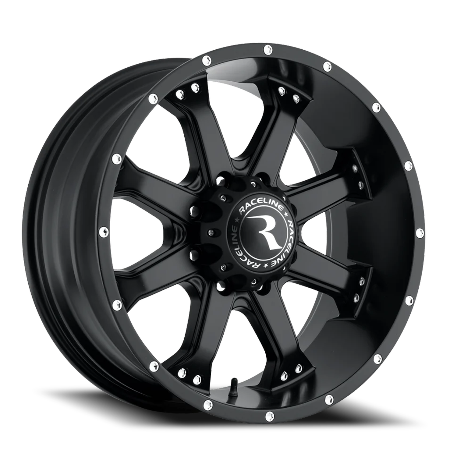 Aluminum 16x8 Assault 991B Satin Black Raceline Wheels-5