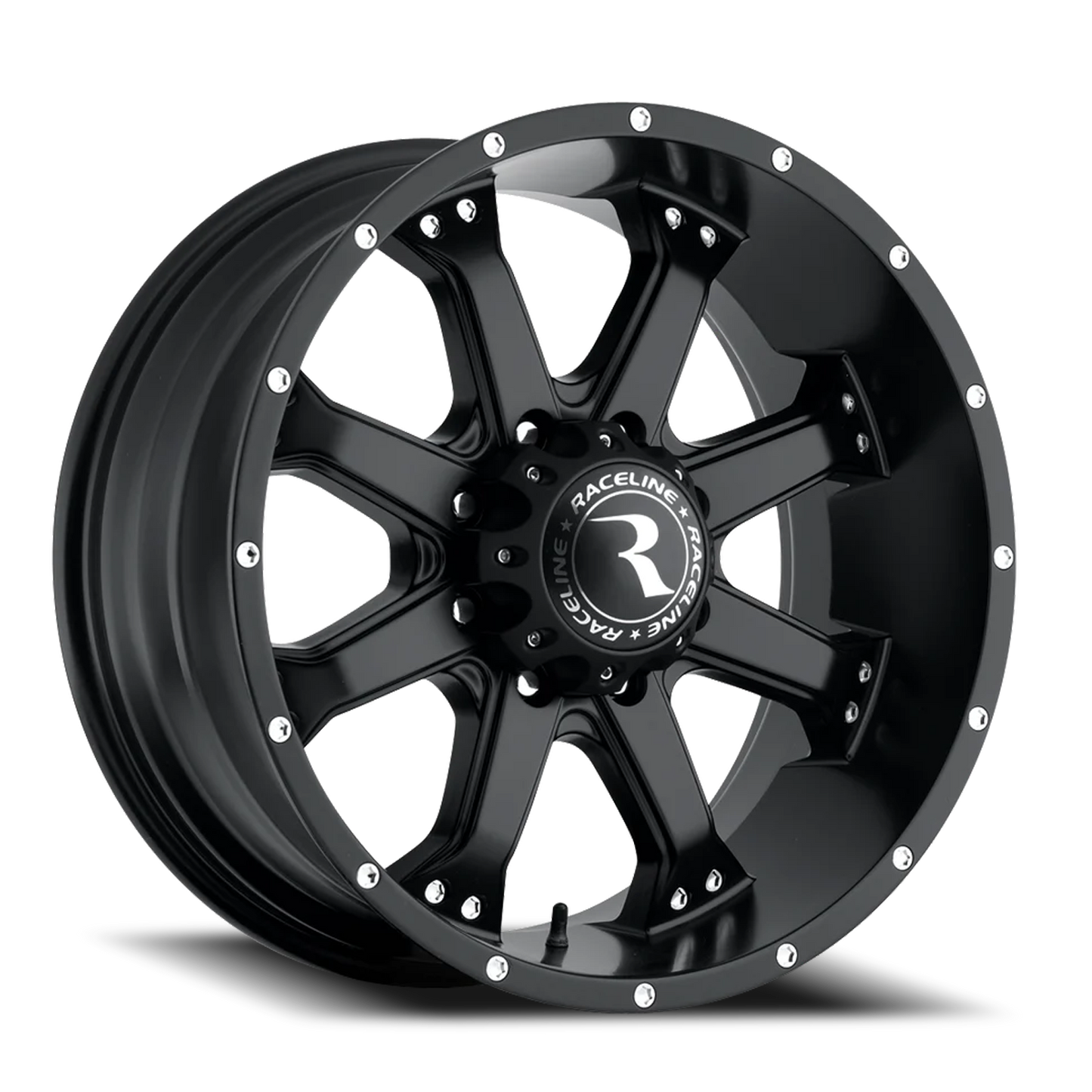Aluminum 16x8 Assault 991B Satin Black Raceline Wheels-2