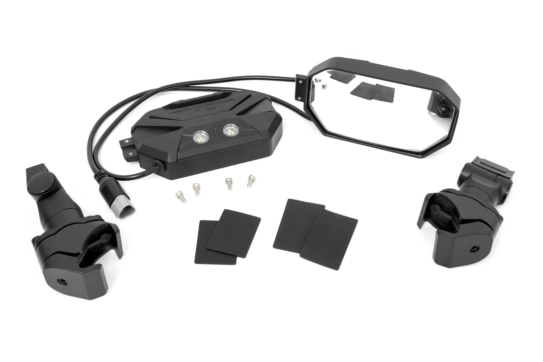 Rough Country UTV Aluminum Side Mirrors w/Turn Signal Pro-Fit Cages Universal Rough Country