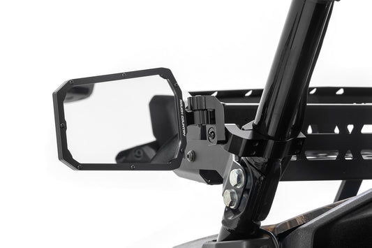 UTV Aluminum Side View Mirrors Horizontal Rough Country-1