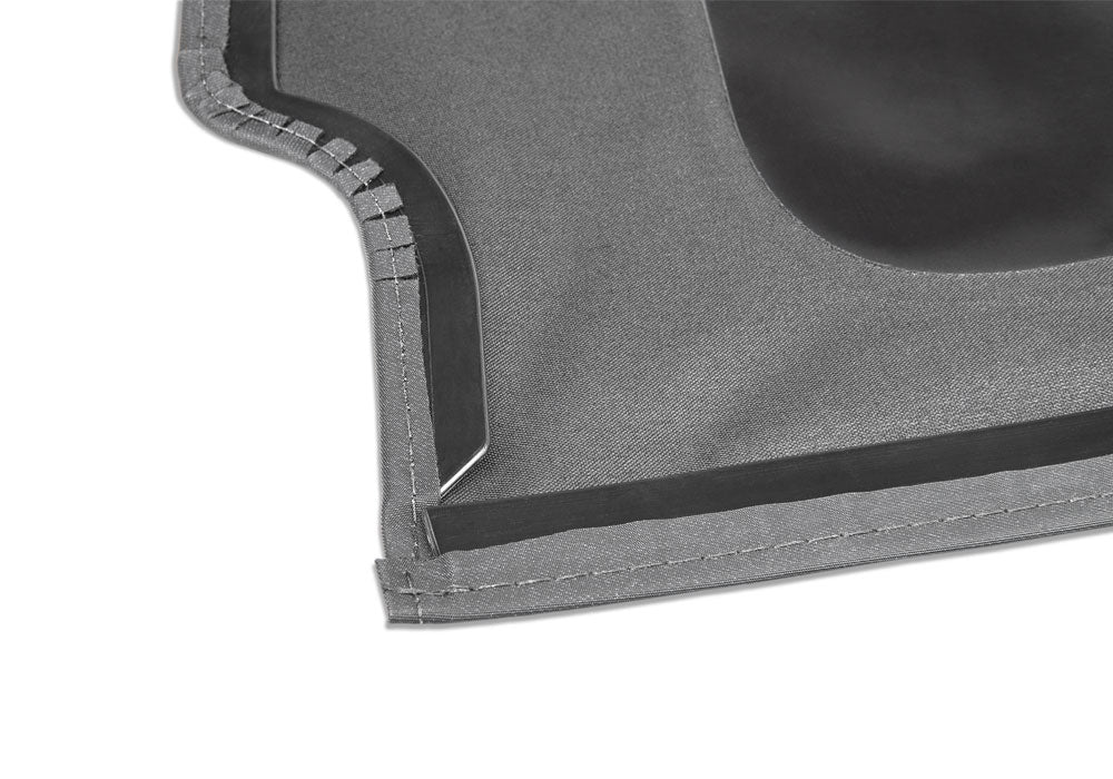 Factory Replacement Soft Top No Windows for 1997-2006 Jeep Wrangler TJ, Black Denim Rampage