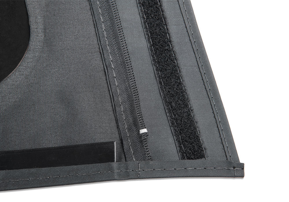 Factory Replacement Soft Top No Windows for 1997-2006 Jeep Wrangler TJ, Black Denim Rampage-1