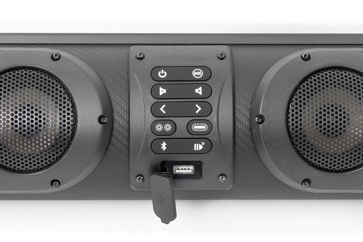 Bluetooth LED Soundbar 8 Speaker IP66 Waterproof UTV/ATV Rough Country-12