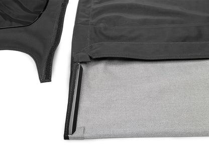 Factory Replacement Soft Top Windows Included for 1997-2006 Jeep Wrangler TJ, Black Denim Rampage