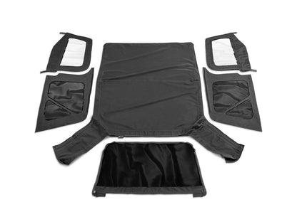 Factory Replacement Soft Top Windows Included for 1997-2006 Jeep Wrangler TJ, Black Denim Rampage-3