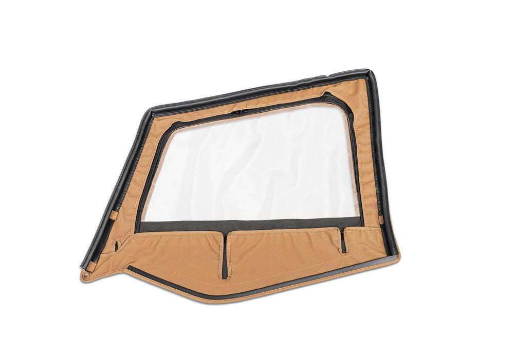 OEM Replacement Soft Top Clear for 1988-1995 Jeep Wrangler YJ, Spice Denim Rampage-1