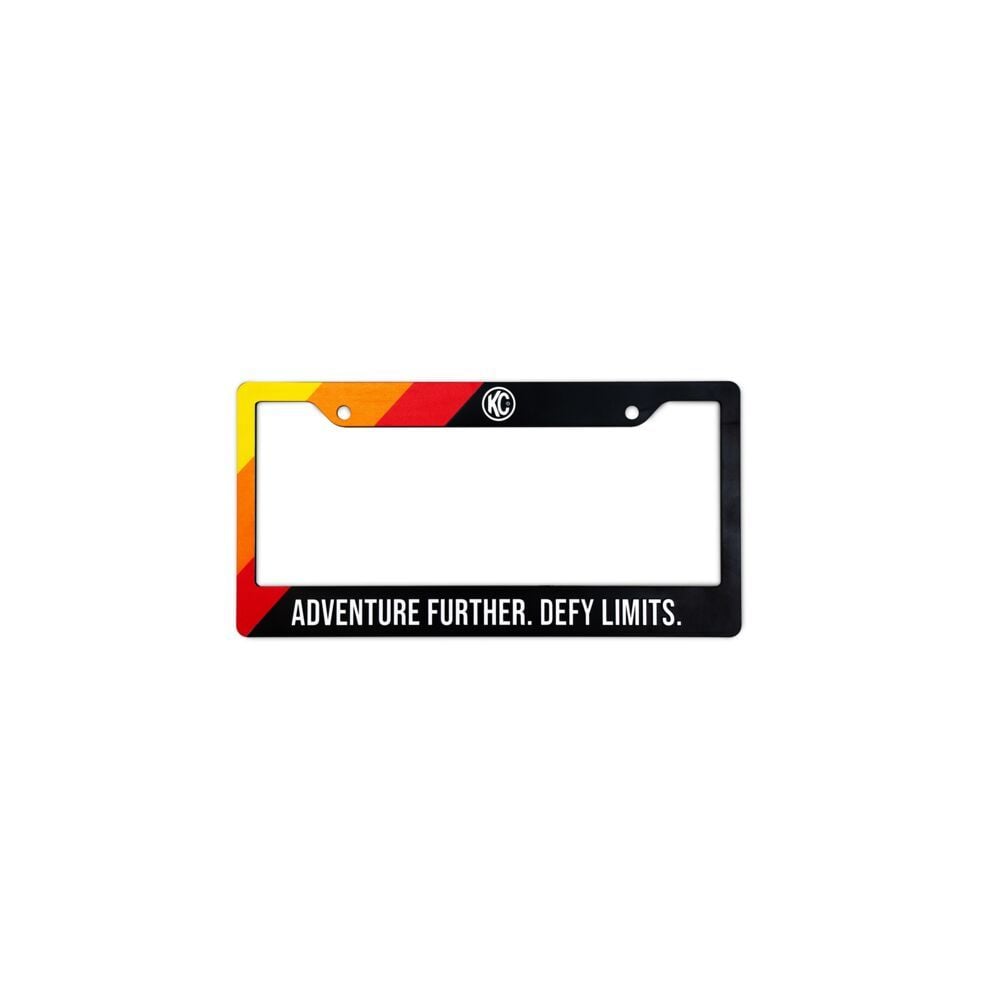 KC Adventure Further License Plate Frame KC Hilites