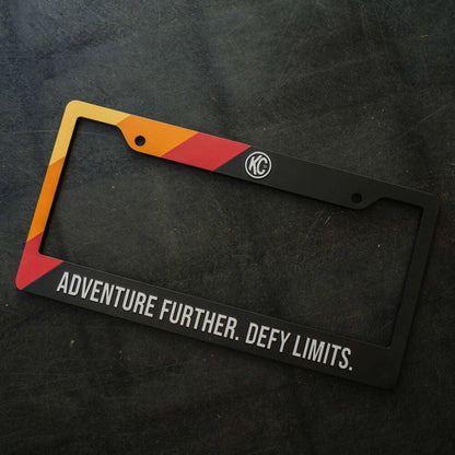 KC Adventure Further License Plate Frame KC Hilites-2