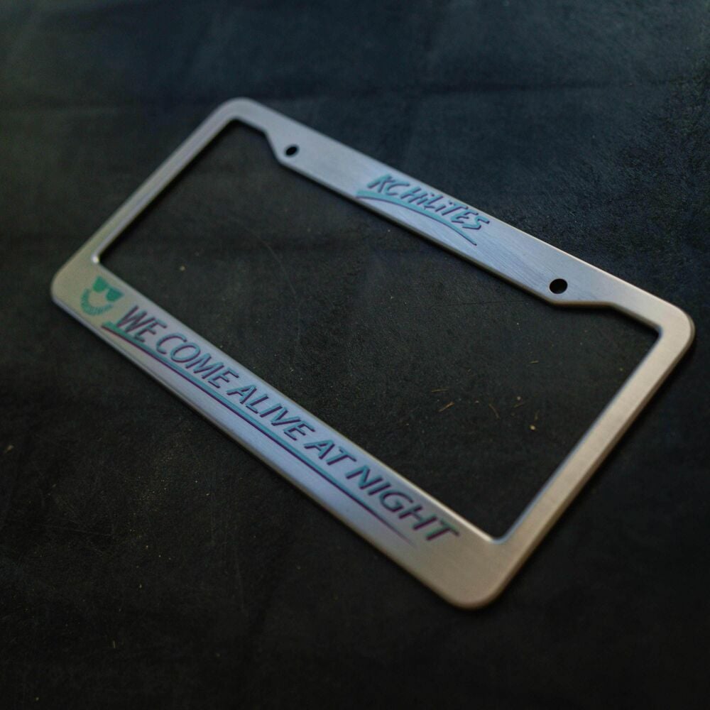 KC We Come Alive License Plate Frame KC Hilites-2