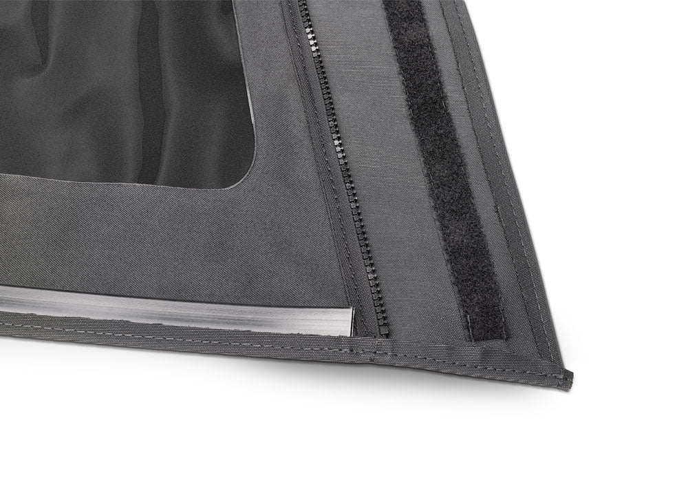 Premium Replacement Soft Top for 2007-2010 Jeep Wrangler JK Unlimited 4 Door, Black Diamond Rampage