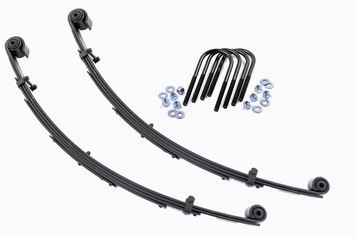 Front Leaf Springs | 4" Lift | Pair | Ford Excursion/F-250 Super Duty/F-350 Super Duty 4WD Rough Country