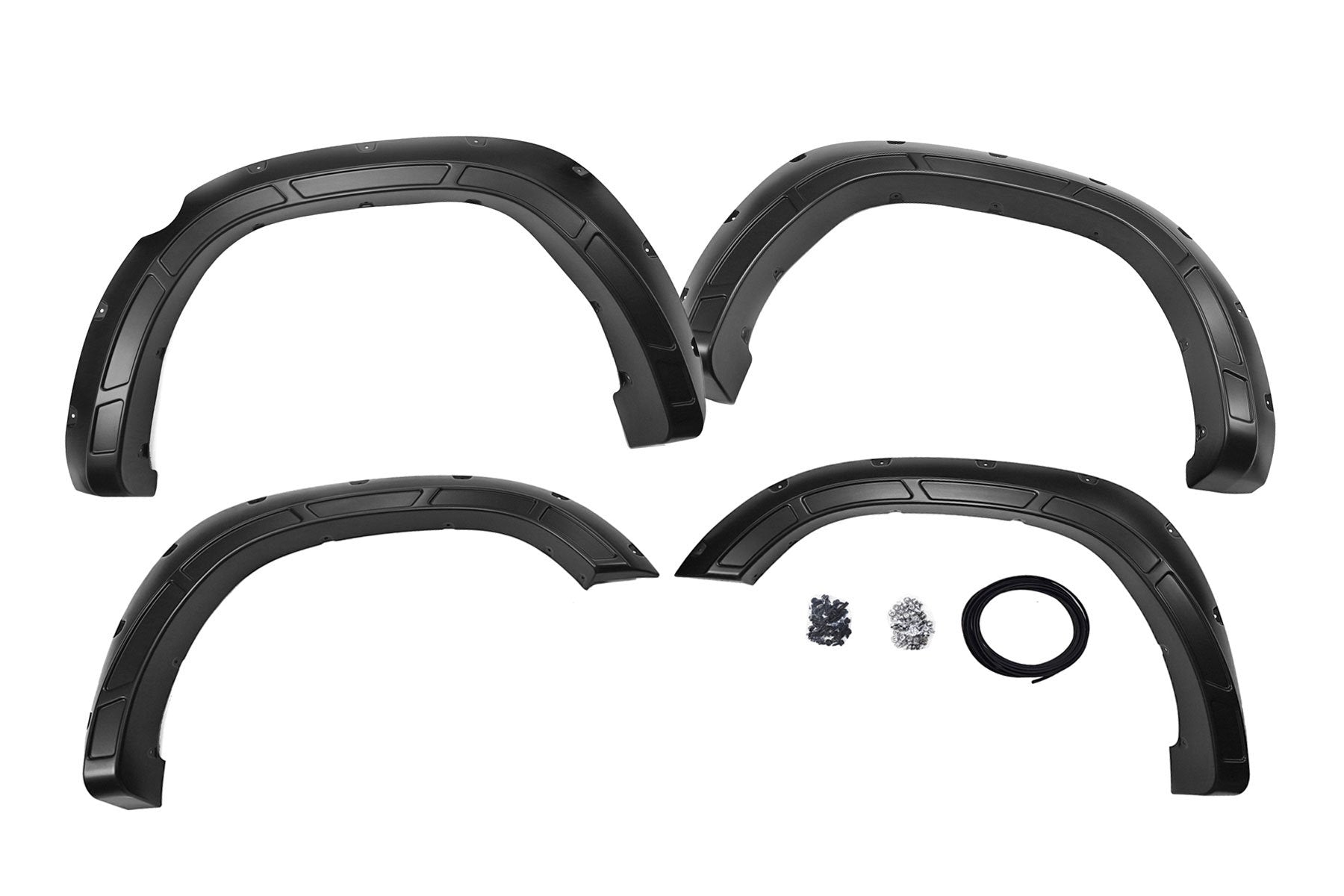 Rough Country Defender Pocket Fender Flares Gloss Black Ram 1500 2WD/4WD (19-23) Rough Country