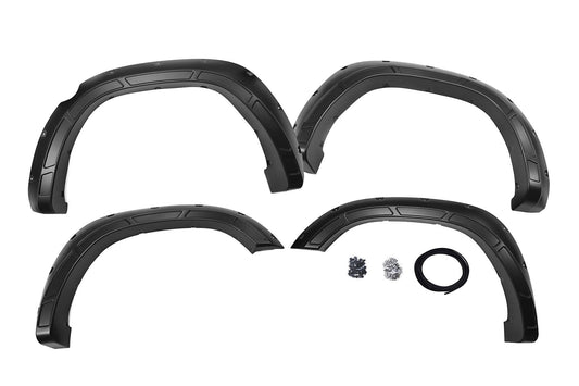 Rough Country Defender Pocket Fender Flares Gloss Black Ram 1500 2WD/4WD (19-23) Rough Country