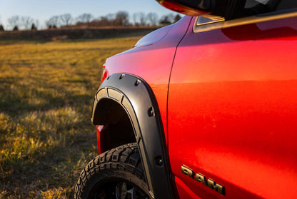 Defender Pocket Fender Flares Gloss Black Ram 1500 2WD/4WD (19-23) Rough Country-3