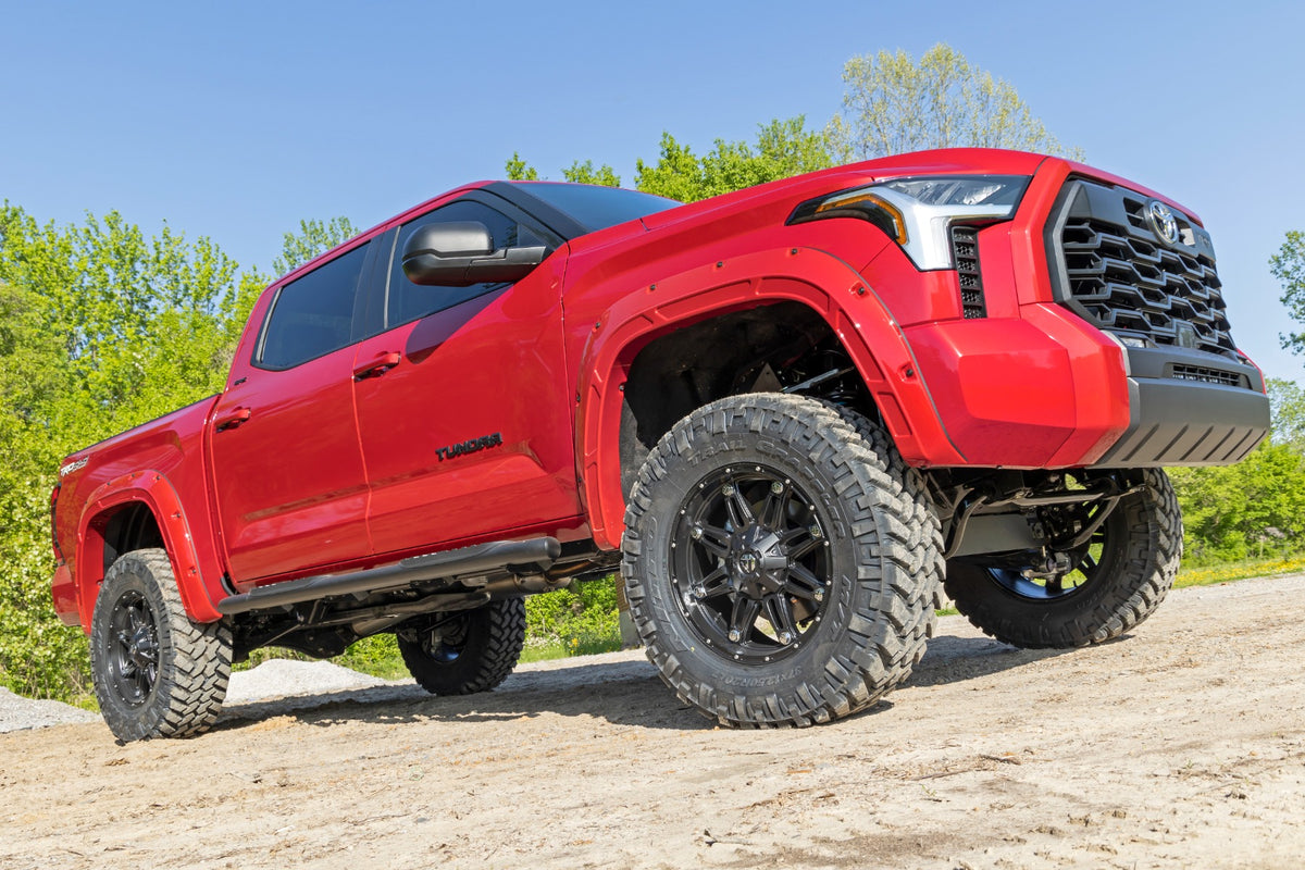 Defender Pocket Fender Flare Midnight Black Metallic Toyota Tundra (22-23) Rough Country-1