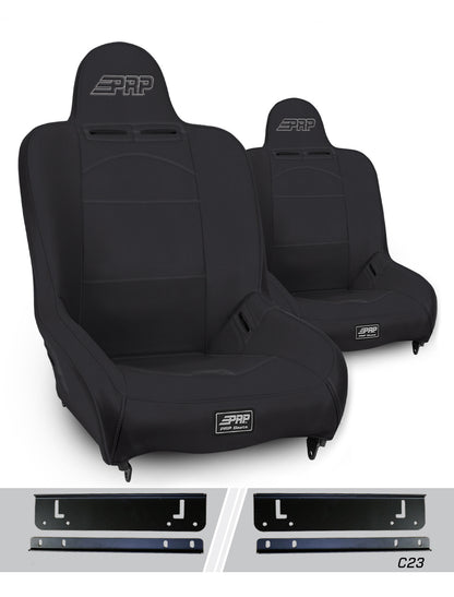 Premier High Back Suspension Kit for 03-06 Jeep Wrangler TJ Pair PRP Seats-2
