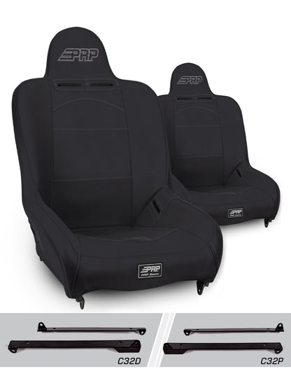 Premier High Back Suspension Kit for Jeep Wrangler CJ7/YJ Pair PRP Seats-1