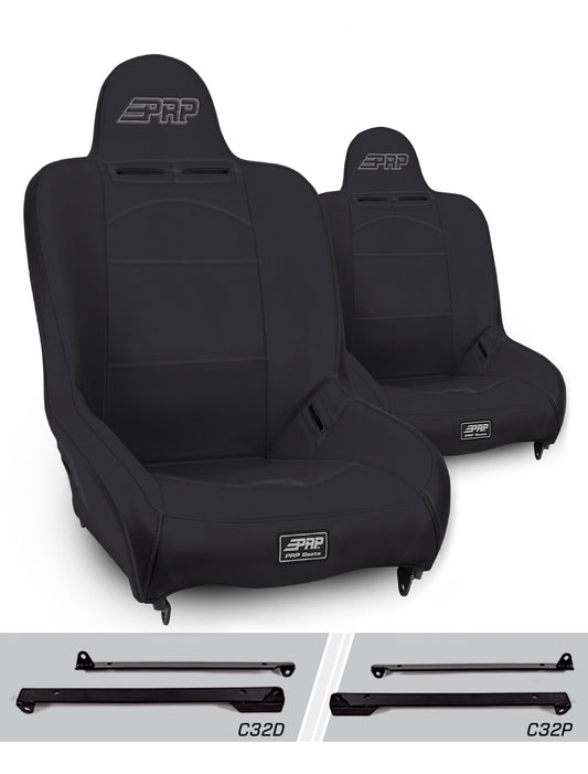 Premier High Back Suspension Kit for Jeep Wrangler CJ7/YJ Pair PRP Seats-1