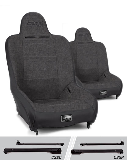 Premier High Back Suspension Kit for Jeep Wrangler CJ7/YJ Pair PRP Seats