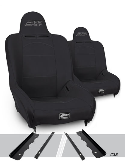 Premier High Back Suspension Kit for 95-01 Jeep Cherokee XJ Pair PRP Seats-1