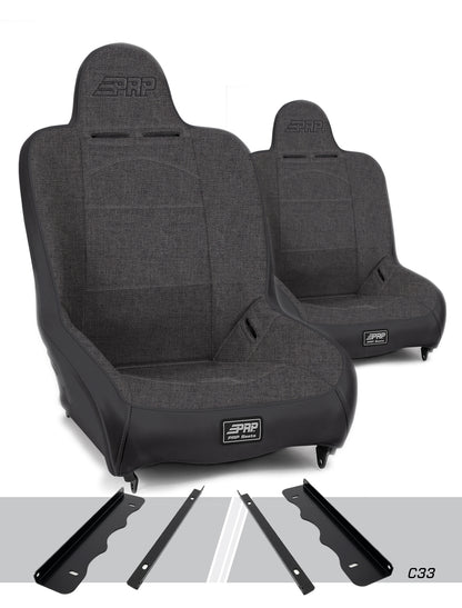 Premier High Back Suspension Kit for 95-01 Jeep Cherokee XJ Pair PRP Seats