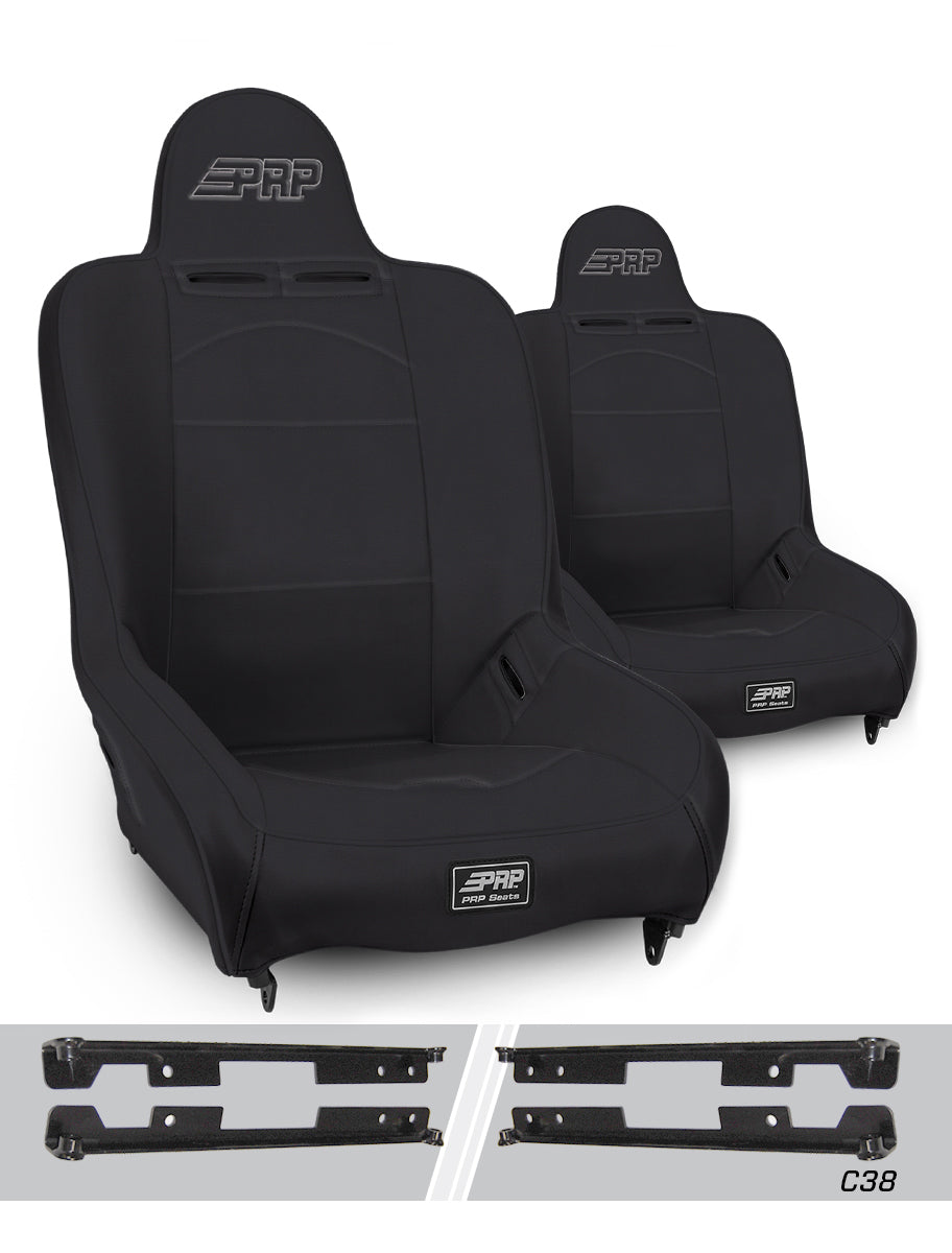 Premier High Back Suspension Kit for Jeep Wrangler JK/JKU Pair PRP Seats-1