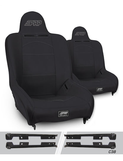Premier High Back Suspension Kit for Jeep Wrangler JK/JKU Pair PRP Seats-1