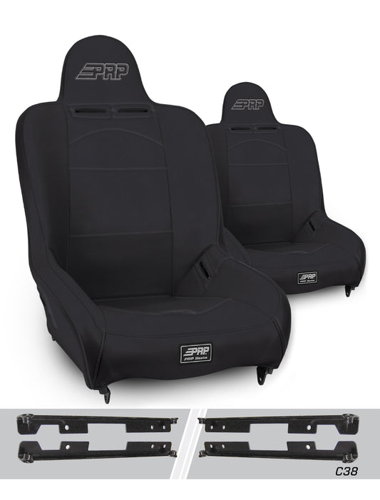 Premier High Back Suspension Kit for Jeep Wrangler JK/JKU Pair PRP Seats-1