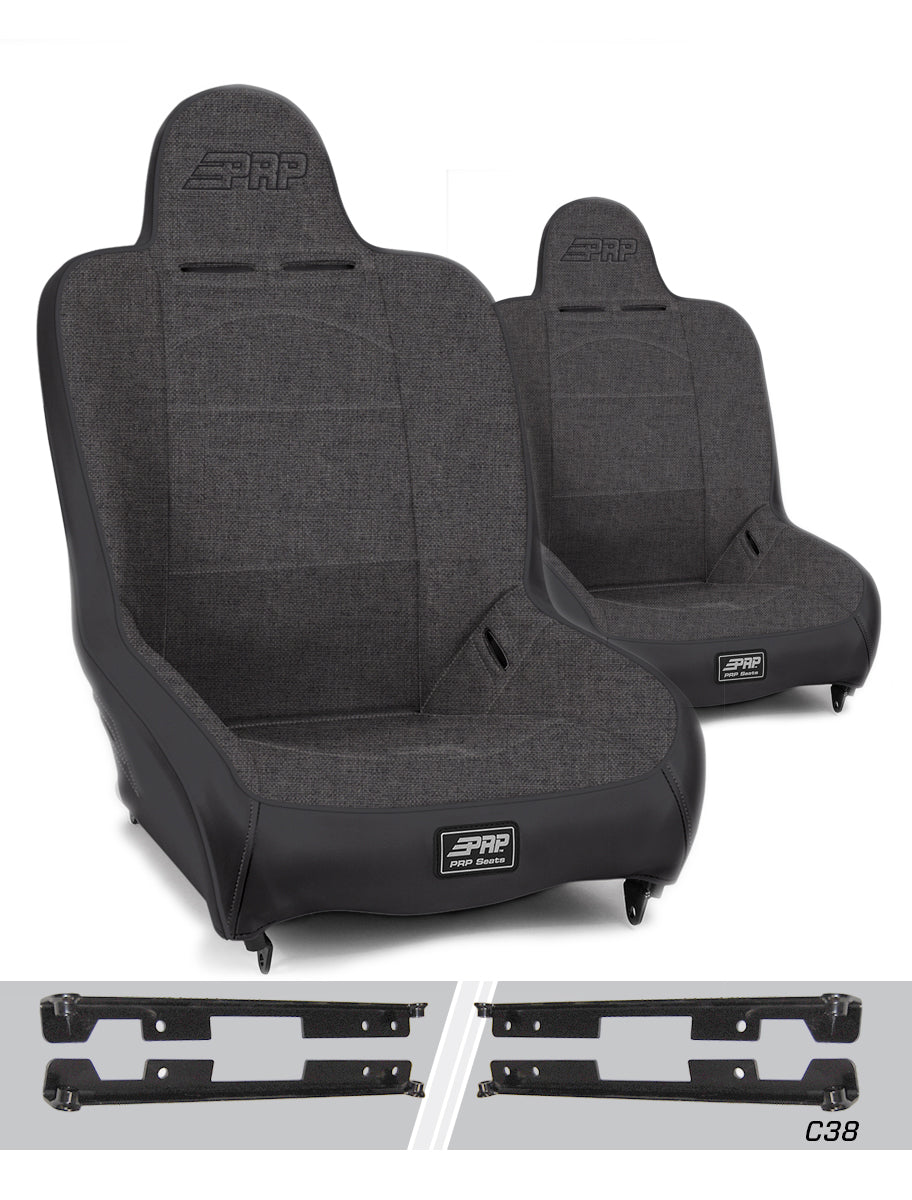 Premier High Back Suspension Kit for Jeep Wrangler JK/JKU Pair PRP Seats