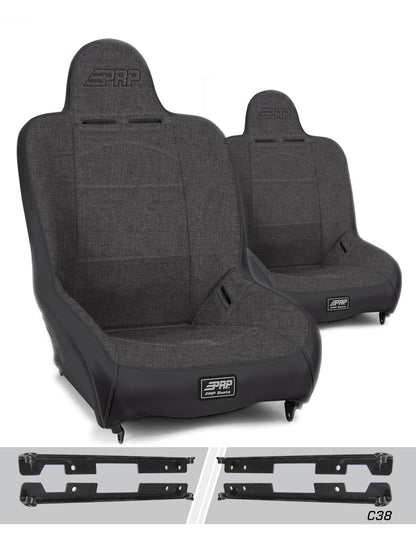 Premier High Back Suspension Kit for Jeep Wrangler JK/JKU Pair PRP Seats