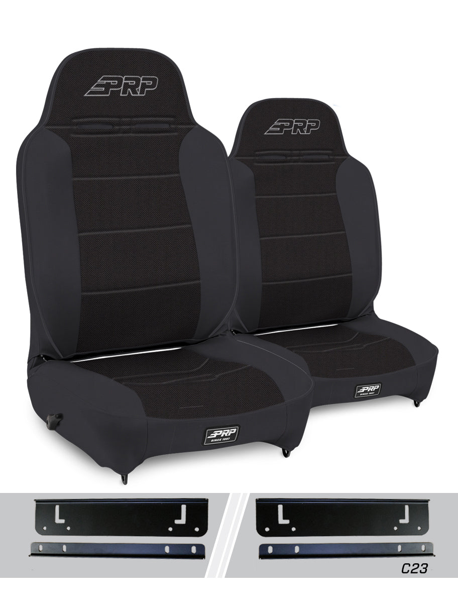 Enduro High Back Reclining Suspension Kit for 97-02 Jeep Wrangler TJ Pair PRP Seats-1