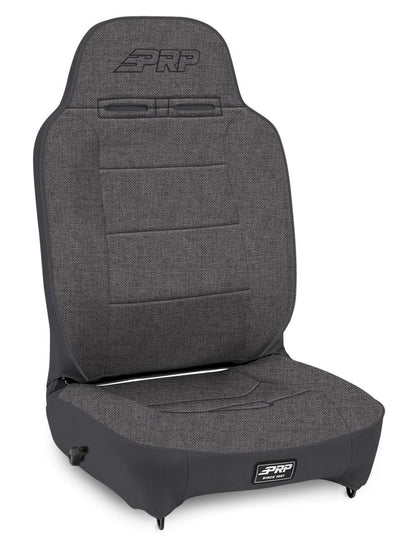 Enduro High Back Reclining Suspension Seat Passenger Side All Black PRP Seats-2