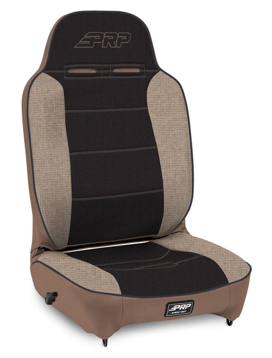 Enduro High Back Reclining Suspension Seat Passenger Side All Black PRP Seats-1