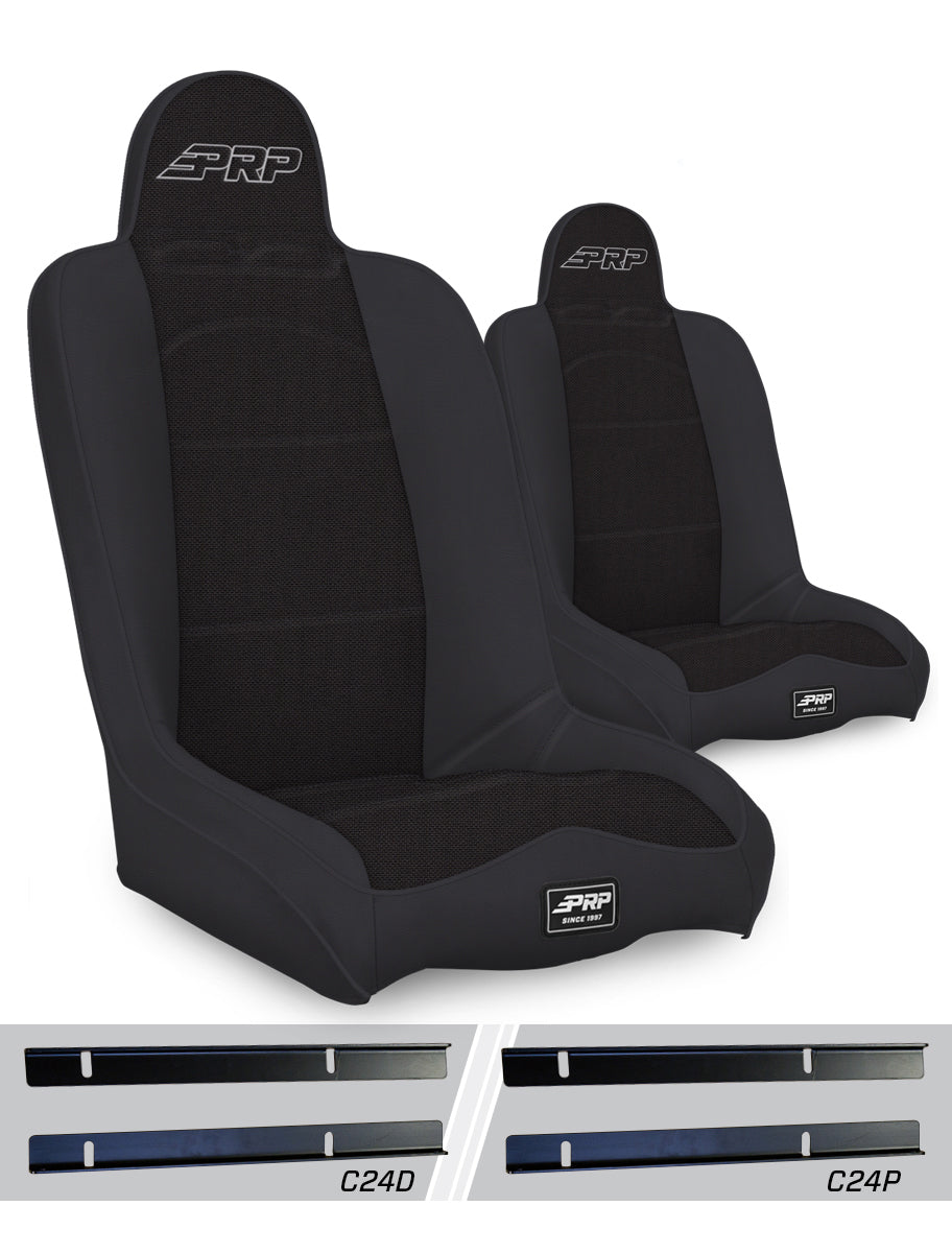 Daily Driver High Back Suspension Kit for 03-06 Jeep Wrangler TJ Pair PRP Seats-1