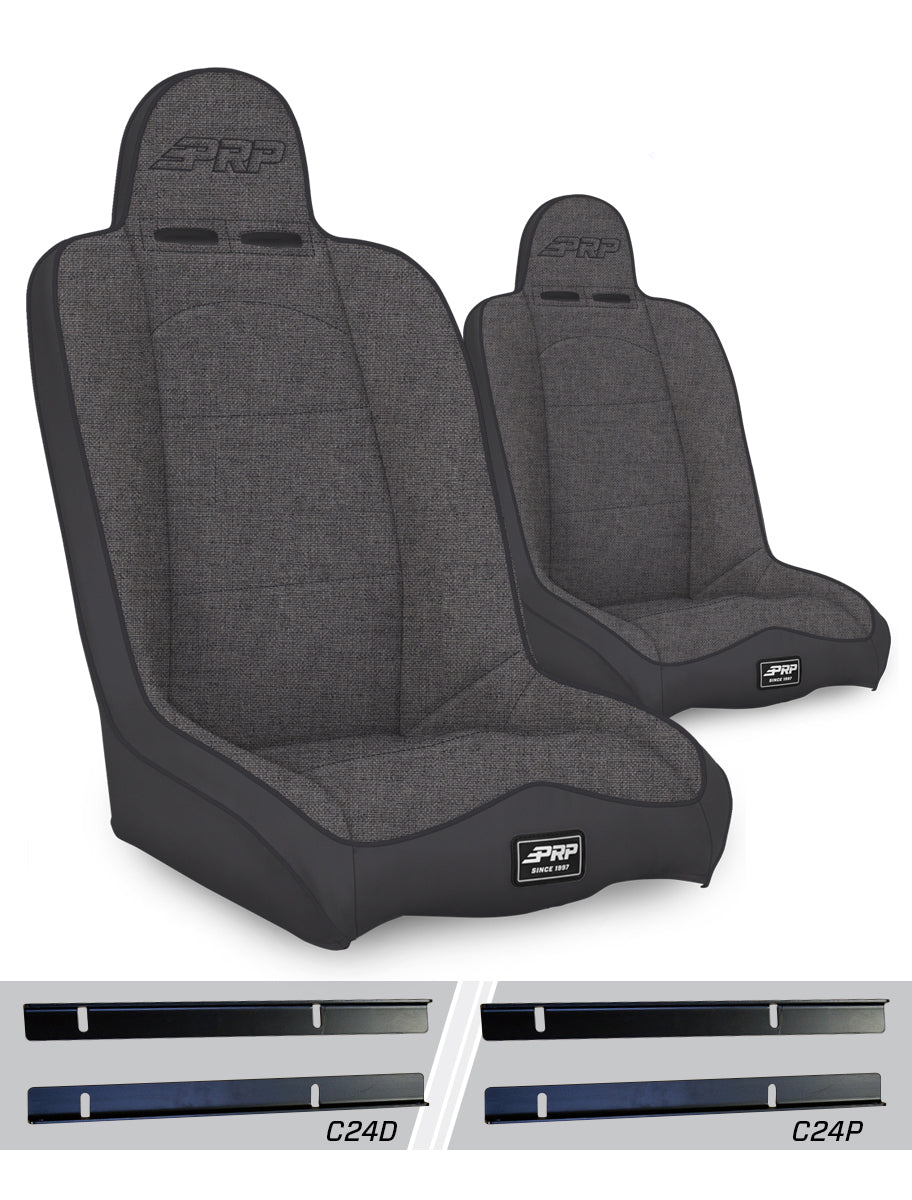 Daily Driver High Back Suspension Kit for 03-06 Jeep Wrangler TJ Pair PRP Seats